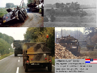 NATO-Übungen: &quot;Atlantic Lion&quot; - Im September 1983 erprobte  NATO-Allianz ihre Einsatzfähigkeit auf den Straßen des Münsterlandes. Aufnahmeorte: u.a. Lembeck, Rhedebrügge 